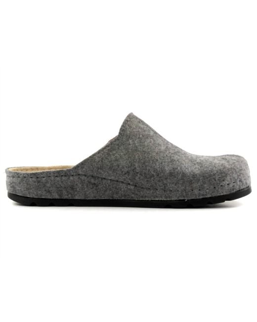 Helios Black Felt Slip On for men