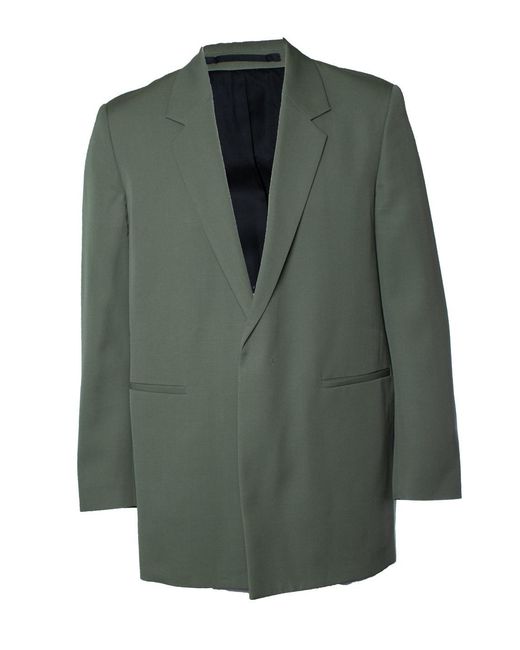 Jil Sander Green Blazer Jacket for men