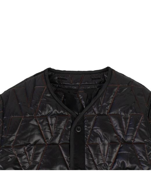 Vlone(GOAT) Black Quilted Jacket for men