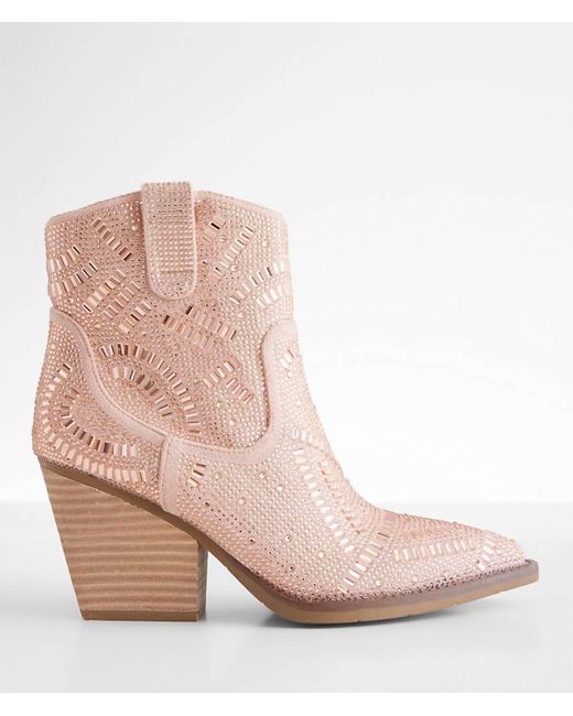 Very G Pink Blinging Maze Bootie