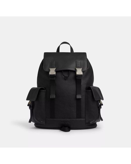 COACH Black Clark Backpack