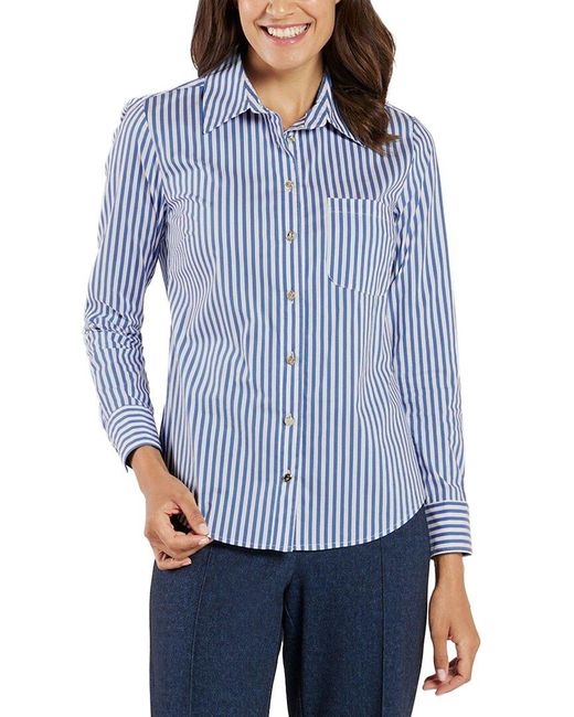 Jude Connally Blue Glenna Button Front Shirt