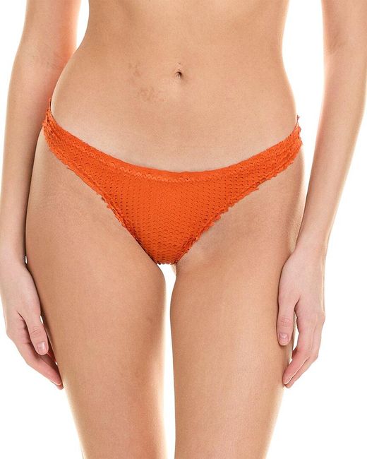 ViX Orange Scales Basic Cheeky Bikini Bottom