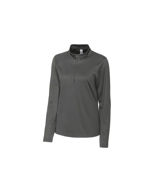 Clique Black Spin Eco Performance Half Zip Pullover