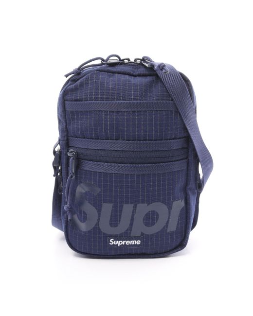 Supreme Blue Shoulder Bag Nylon Navy 2024ss