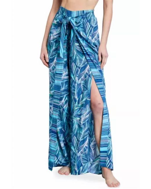 Bali Punto Pants, Leaves Multi
