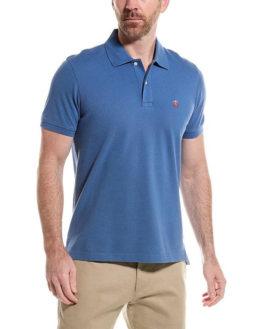 Brooks Brothers Blue Slim Fit Polo Shirt for men