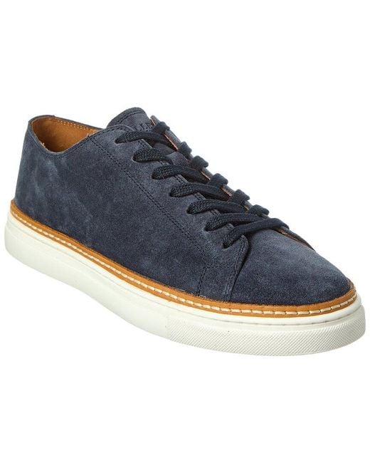 Allen Edmonds Blue Percy Suede Sneaker for men