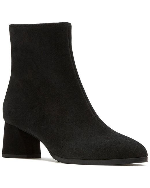 La Canadienne Black Ann Waterproof Suede Bootie