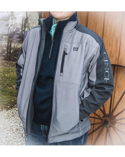 Cinch Blue Cc Bonded Jacket for men