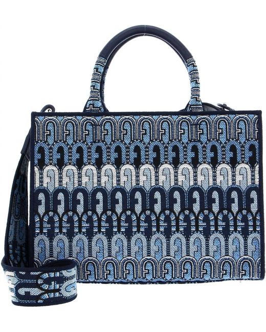 Furla Blue Opportunity S Shopping Tote Bag