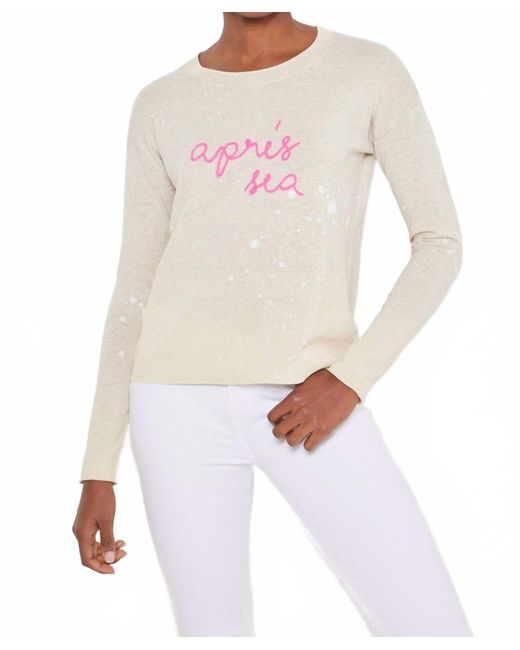 Lisa Todd White Apres Sea Sweater