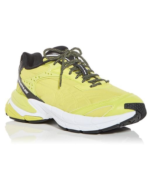 PUMA Yellow Velophasis B. T.w. Lace-up Running & Training Shoes