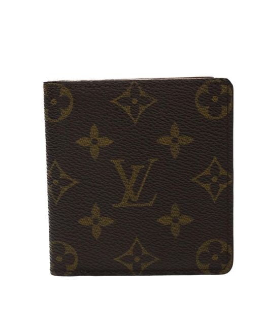 Louis Vuitton Marco Canvas Wallet (pre-owned) in Black for Men