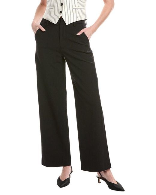 Rag & Bone Black Andi Wool-Blend Pant