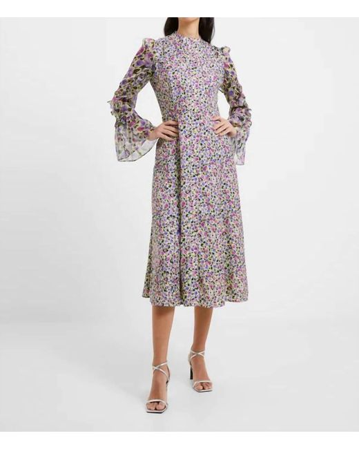 French Connection Multicolor Alezzia Ely Jacquard Dress