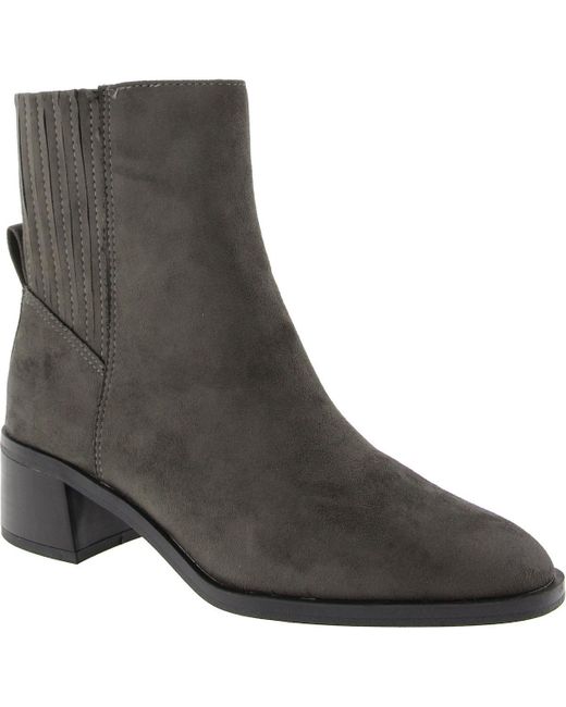 Style & Co. Black Orleyy Solid Manmade Booties