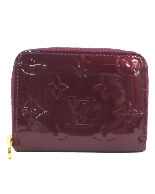 Louis Vuitton Purple Zippy Coin Purse Patent Leather Wallet (pre-owned)