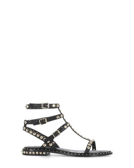 Ash White Leather Play Sandals