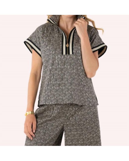 Emily Mccarthy Gray Poppy Pullover