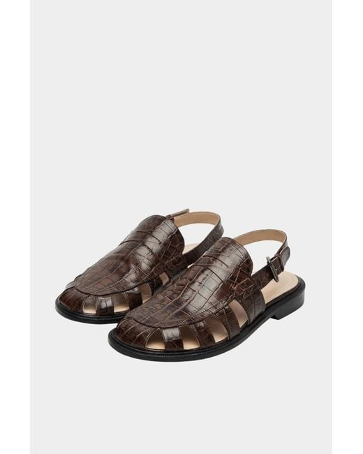 Cordera Brown Slingback Loafer