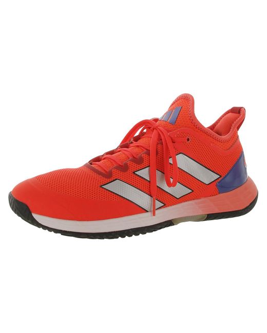 Adidas Red Adizero Ubersonic 4 Performance Fitness Running & Training Shoes for men