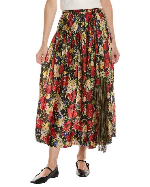 The Great Blue The Highland Maxi Skirt