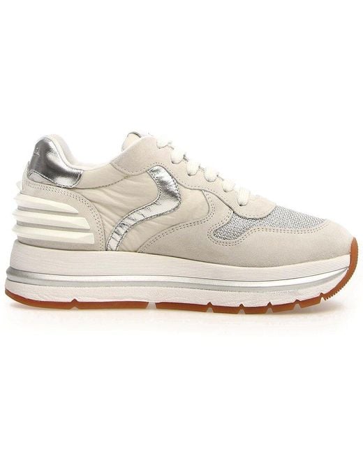 Voile Blanche White Maran Powerr Leather Sneaker