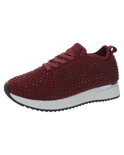 Kenneth Cole Red Cameron Lifestyle Knit Casual And Fashion Sneakers