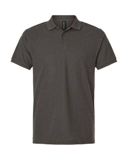 AllPro Black Pique Polo for men