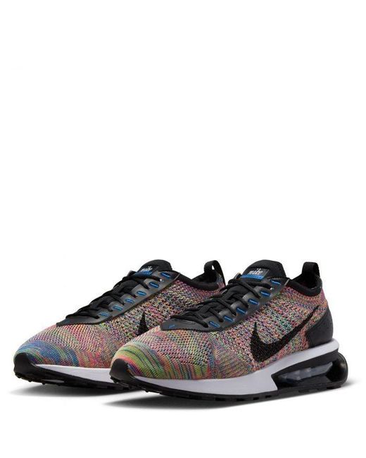 Nike Men's Black Air Max Flyknit Racer Fd2765-900 Sneakers Lifestyle Shoes