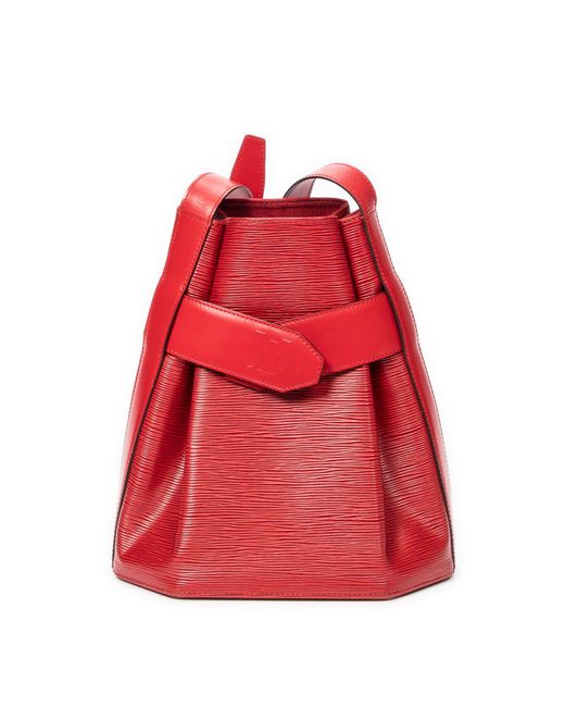 Louis Vuitton Red Sac D'epaule Pm