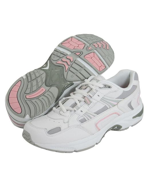 Vionic Metallic Walker Sneakers Leather Lace Up Athletic Shoes Khd2397