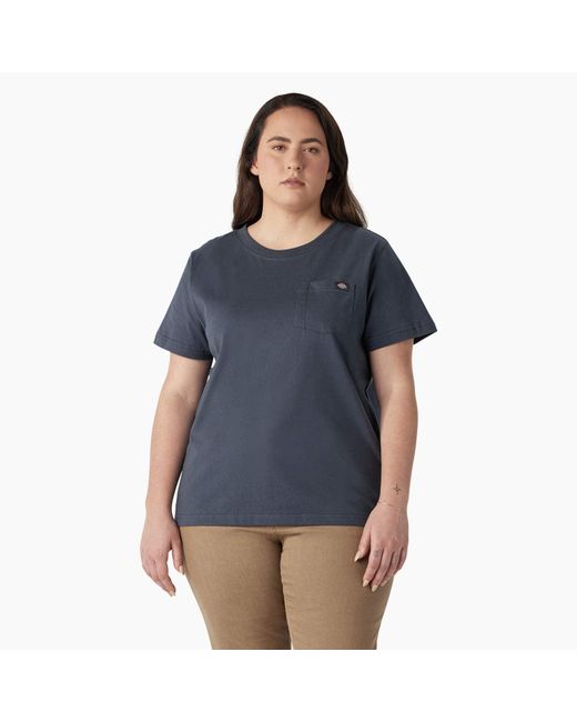 Dickies Blue Plus Heavyweight Short Sleeve T-shirt