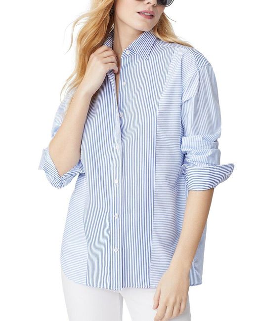 J.McLaughlin Blue Dylan Blouse