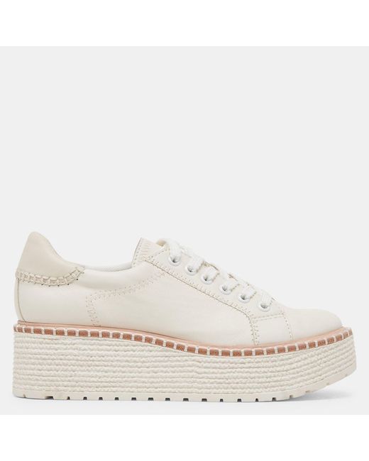 Dolce Vita White Twain Sneakers Leather