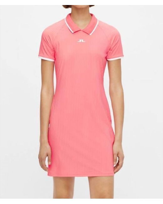 J.Lindeberg Pink April Golf Dress