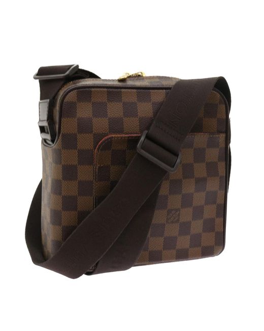 Louis Vuitton Brown Olav Canvas Shoulder Bag (pre-owned)