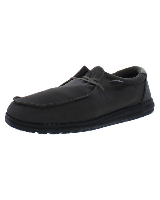 Hey Dude Wally Adv Water Resistant Slip On Loafers in Black for Men Lyst