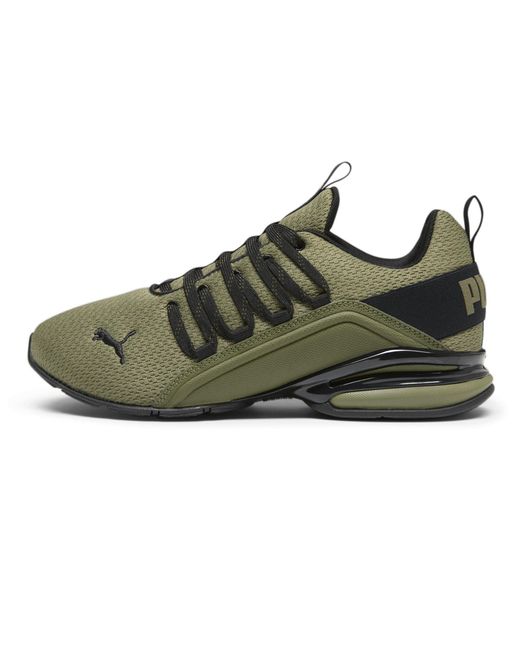 PUMA Green Axelion Refresh Wide Running Shoes for men
