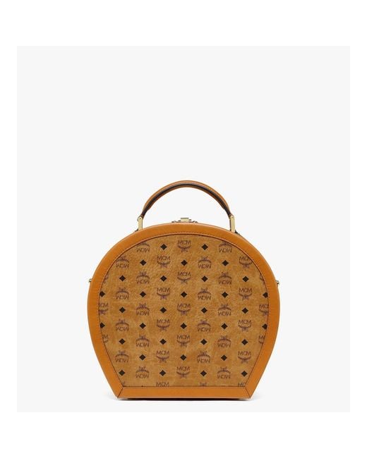 MCM Brown Hat Box