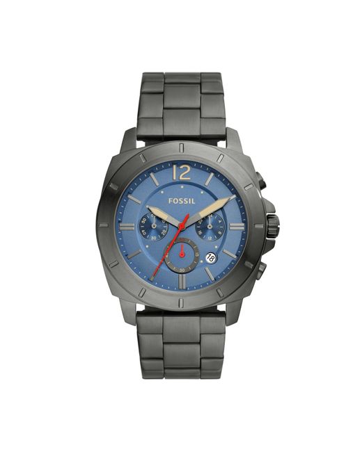 Fossil Outlet Privateer Chronograph, Stainless Steel Watch in Gray for Men  | Lyst