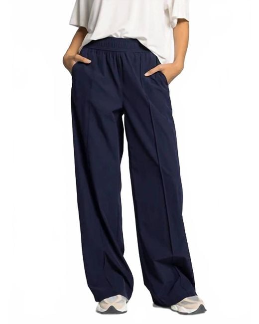 Thread & Supply Blue Side Line Pants