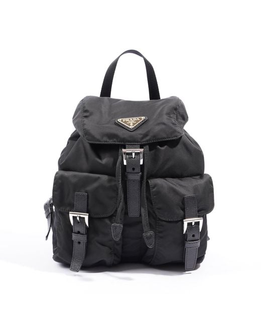 Prada Black Small Backpack Nylon