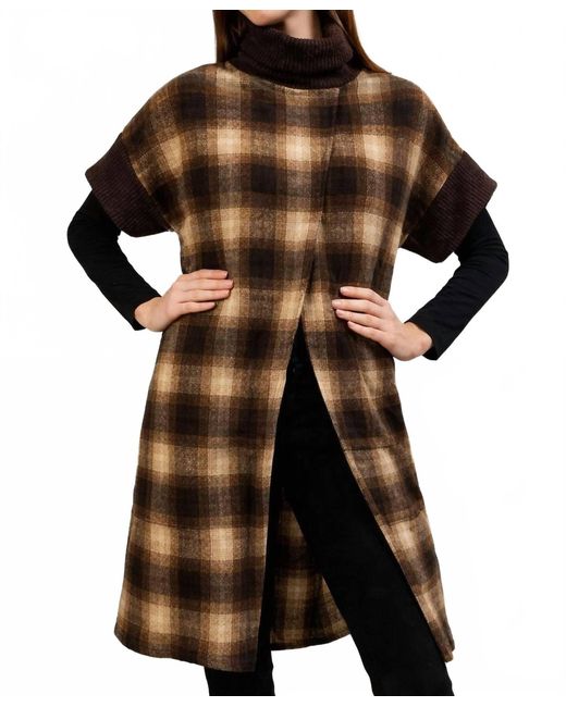 Trisha Tyler Black Turtle Neck Tunic
