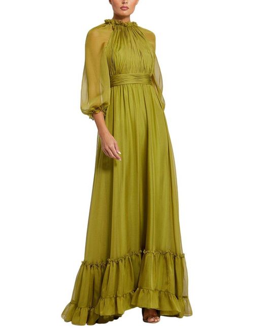Mac Duggal Green Gown