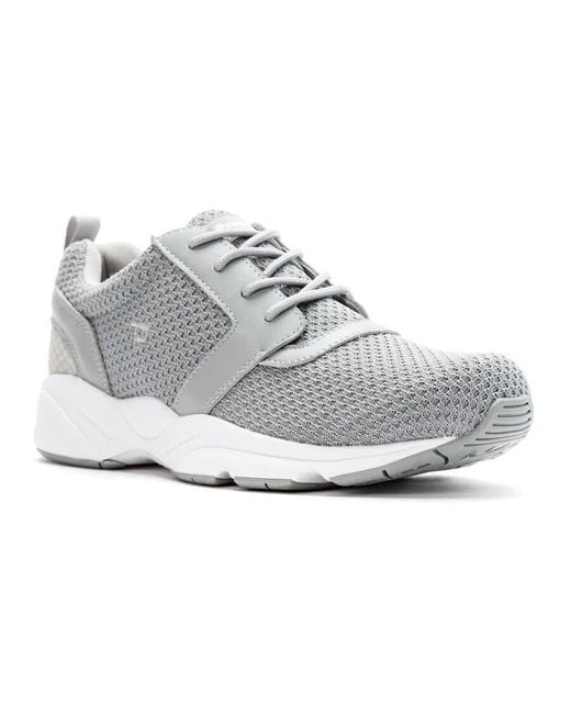 PropÃ©t Gray Propet Stability X Maa012M-020 Sneakers 7 Light Athletic Shoes Khd1217 for men