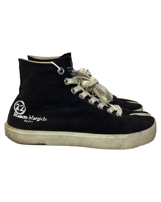 Maison Margiela Tabi Vandal High-Top Sneakers in Black | Lyst