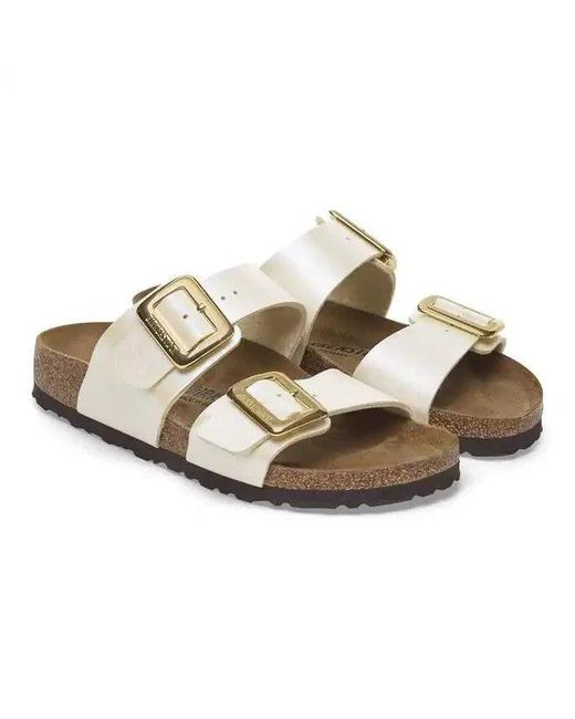 Birkenstock Metallic Sydney 1029492 Sandals Pearl Birko-Flor Gal603