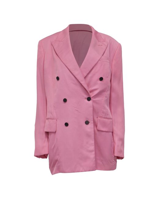 Tom Ford Pink Double-Breasted Blazer